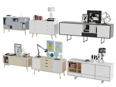 现代玄关柜电视柜