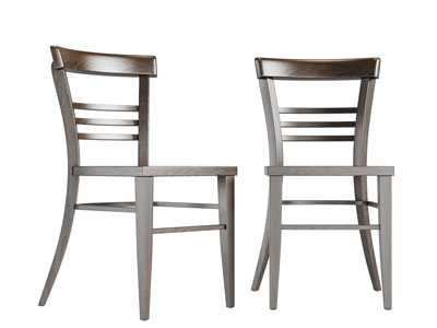 美式实木休闲椅子餐椅