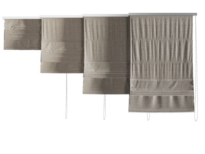 现代布艺拉帘3d模型 现代布艺拉帘