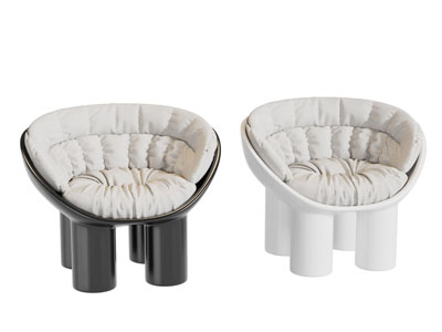 现代大象腿休闲单人沙发3d模型 现代大象腿休闲单人沙发