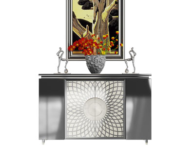 新中式玄关柜边柜