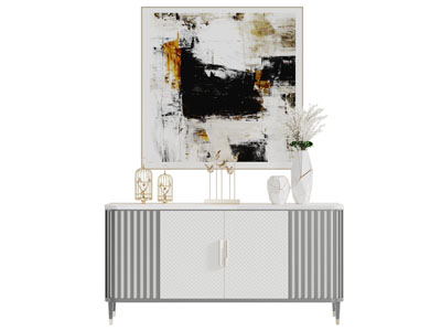 现代轻奢玄关柜边柜