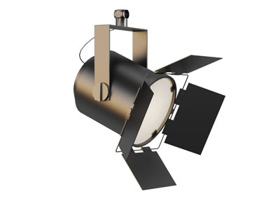 工业风金属筒灯射灯