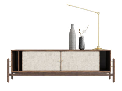 新中式实木电视柜