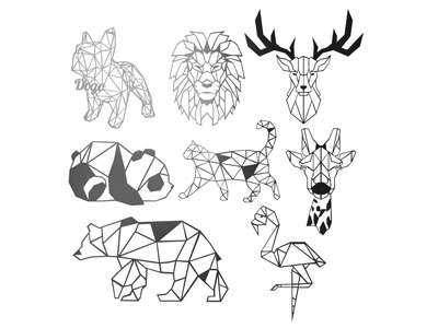 北欧动物头墙饰挂件