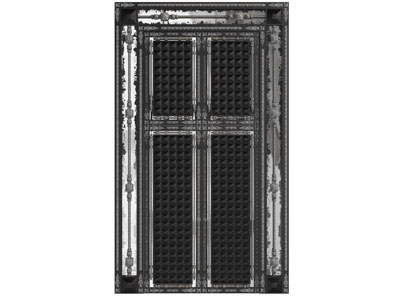 工业风做旧复古金属平开门