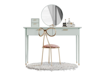 现代轻奢化妆梳妆台
