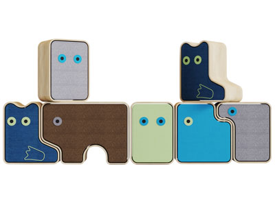 现代儿童卡通拼接长凳子