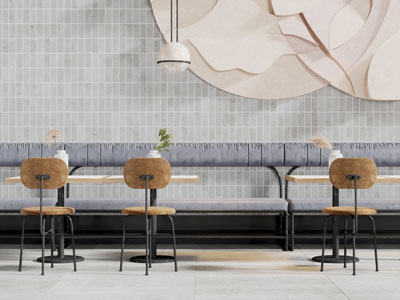 工业风饭店餐桌椅组合