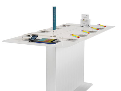 现代方形手机摆台展台