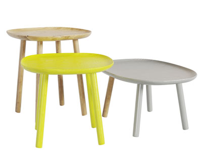 北欧圆形茶几边几