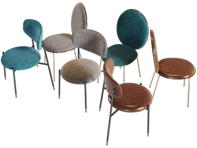 现代轻奢休闲椅子餐椅