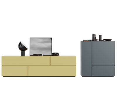 现代电视柜边柜