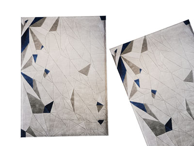 现代长方形地毯3d模型 现代长方形地毯