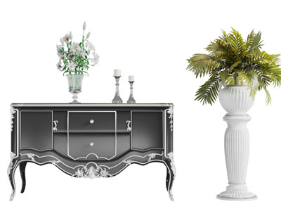 欧式玄关柜边柜