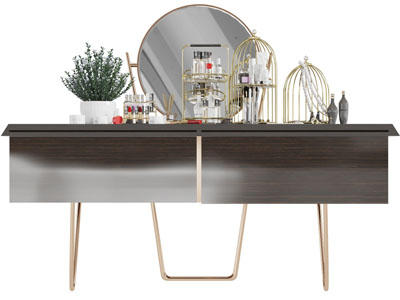 现代轻奢化妆梳妆台