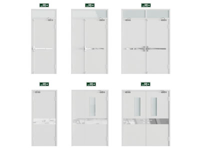 现代楼层单元防火门平开门