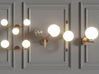 现代轻奢双头壁灯