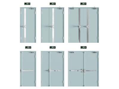 现代楼道防火安全平开门