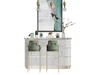 现代轻奢吧台吧椅