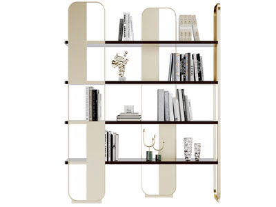 现代轻奢开放式装饰收纳架