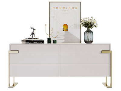 现代轻奢玄关柜边柜