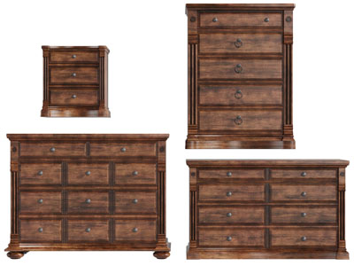 美式实木带抽屉的斗柜边柜床头柜