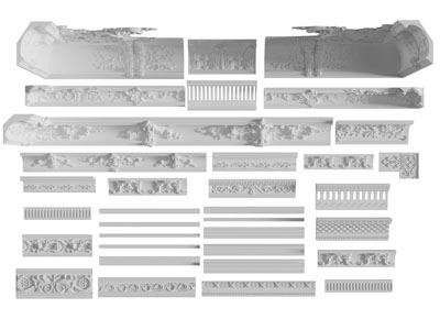 欧式雕花石膏角线