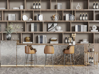 现代轻奢吧台吧椅