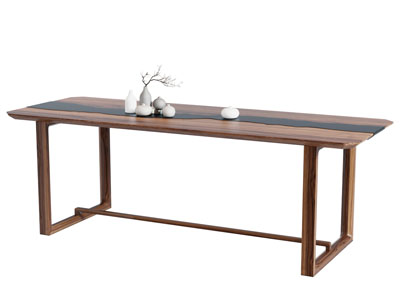 新中式实木长方形茶桌