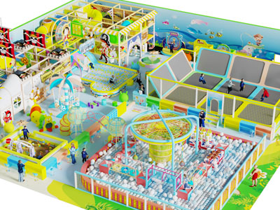 现代儿童游乐设备游乐场3d模型 现代儿童游乐设备游乐场