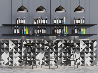 工业风吧台吧椅