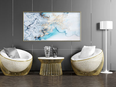 现代轻奢金属镂空网支撑单人沙发茶几3d模型 现代轻奢金属镂空网支撑单人沙发茶几