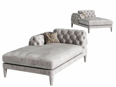 欧式软包靠背贵妃椅美人榻