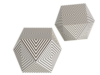 现代轻奢多边形凳子