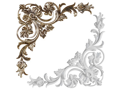 欧式藤蔓植物雕花装饰构件