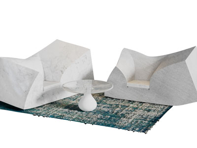 后现代抽象单人沙发3d模型 后现代抽象单人沙发