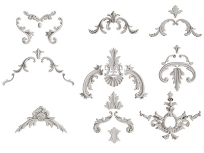 欧式雕花构件