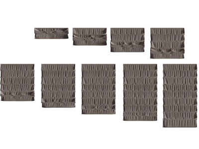 现代布艺褶皱拉帘窗帘3d模型 现代布艺褶皱拉帘窗帘