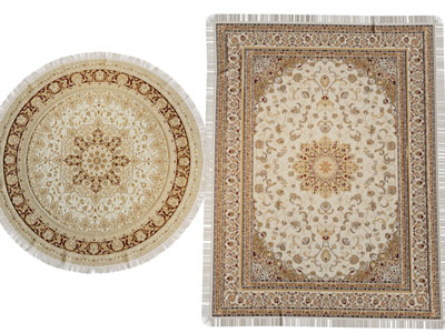 欧式长方形圆形地毯3d模型 欧式长方形圆形地毯