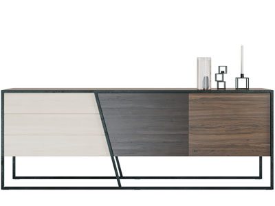 现代金属装饰的电视柜