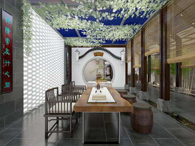 新中式茶馆茶室