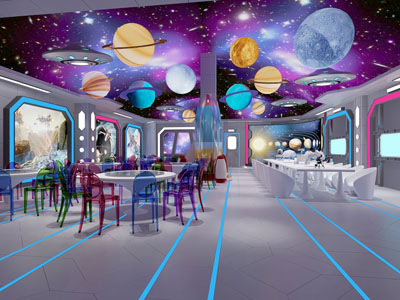 后现代科学馆实验室教室