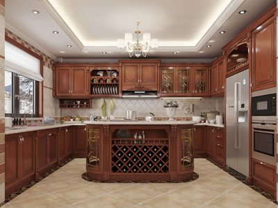 美式田园风格厨房