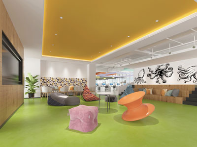 北欧接待洽谈区