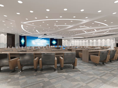现代会议室报告厅