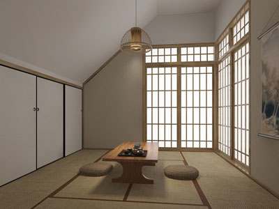 日式榻榻米茶室