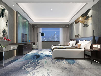 新中式酒店客房