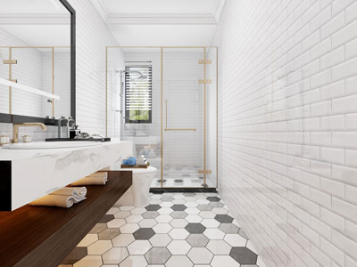 现代轻奢卫生间卫浴间