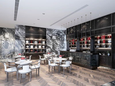 新中式饭店餐馆